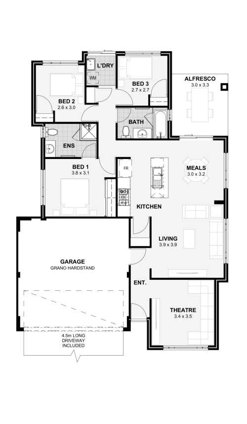 Floorplan for The Vision