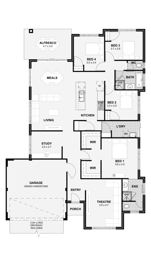 Floorplan for The Muse